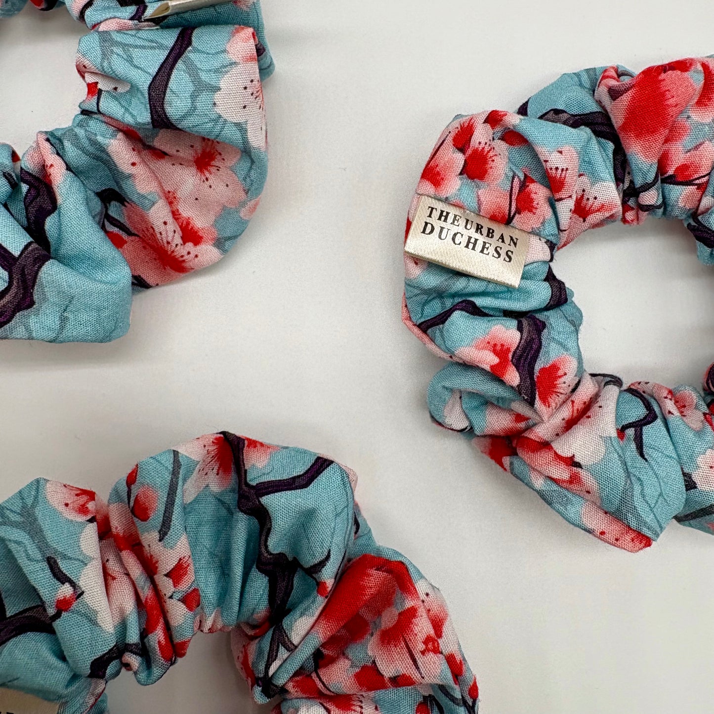 Blossom Sky Mini Scrunchie