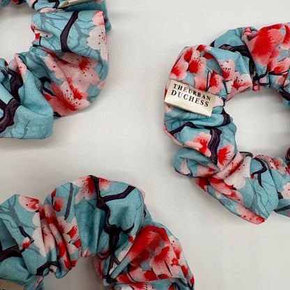 Blossom Sky Mini Scrunchie