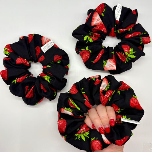 Strawberry Haven Oversized Scrunchie