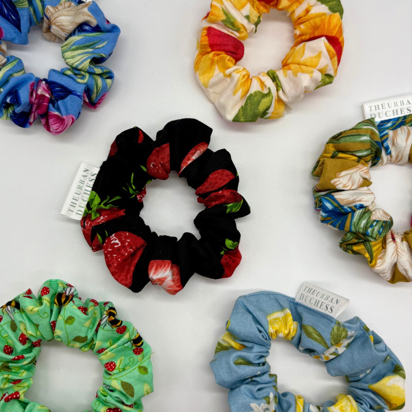 Hibiscus Sun Mini Scrunchie