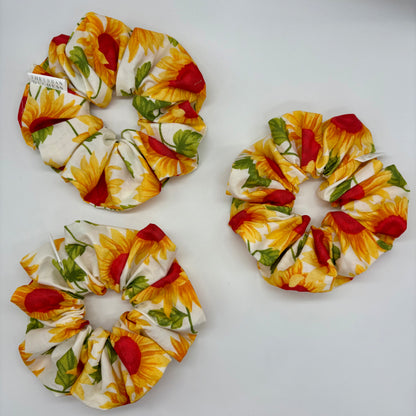 Sunflower Bloom Oversized Scrunchie
