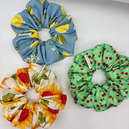 Strawberry Meadow Oversized Scrunchie